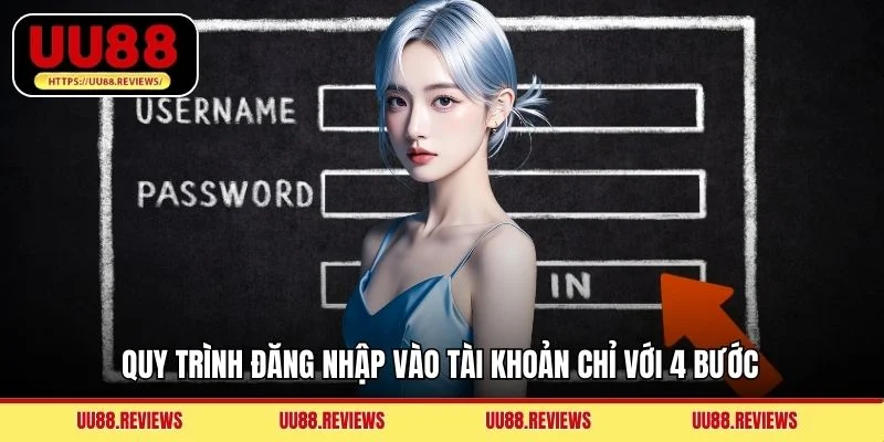 Quy trình đăng nhập vào tài khoản chỉ với 4 bước